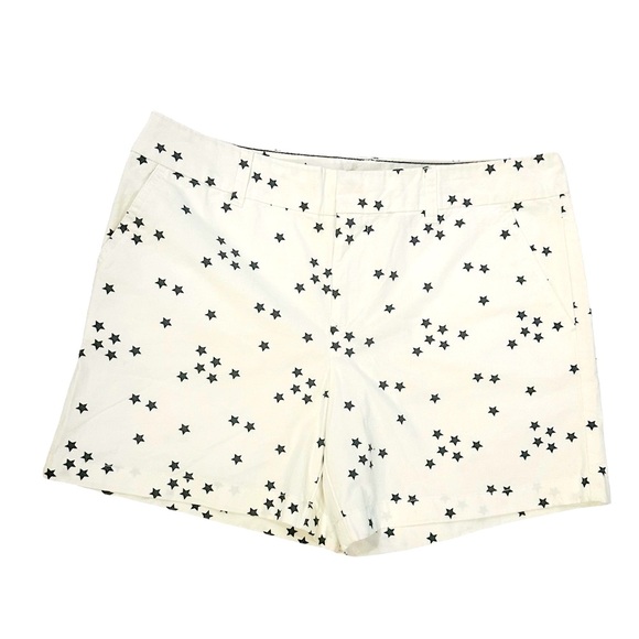 Tommy Hilfiger Pants - NWT Tommy Hilfiger Women’s Shorts With Pockets White & Navy Blue Stars Size 10